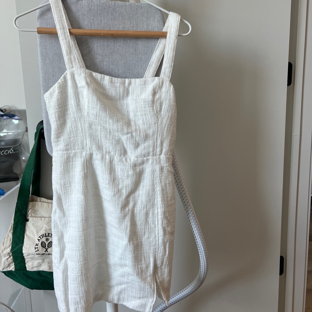 Abercrombie Petite White Tweed Dress